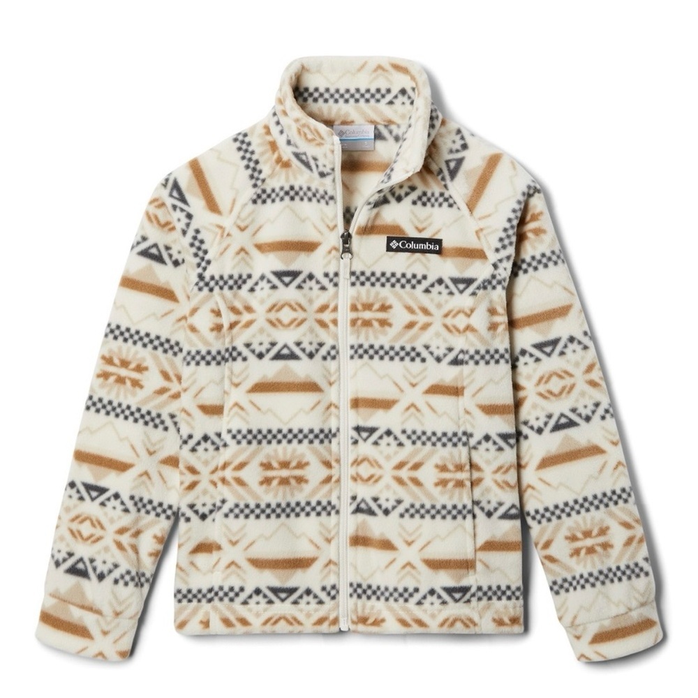 Columbia Toddler Girls Benton Springs Aztec Geométrica Printed Fleece Jacket 4T